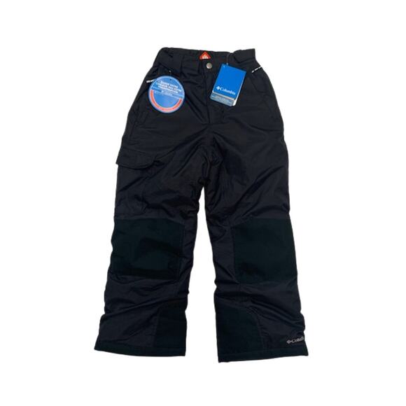 New COLUMBIA Bugaboo II Omni Heat Black Youth Ski Snow Pants | S - Picture 1 of 7